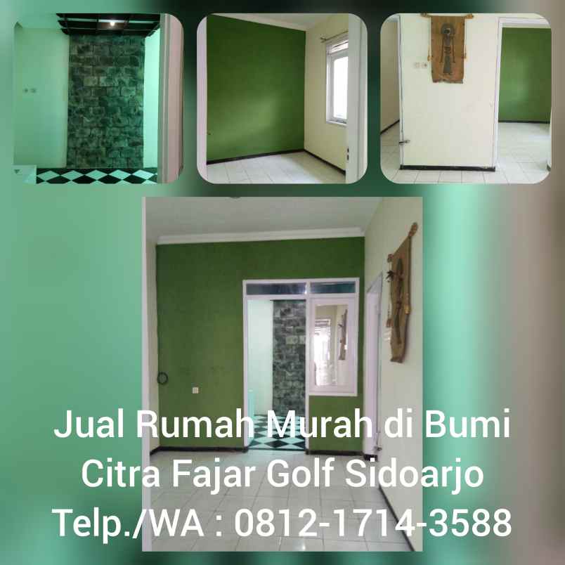 dijual rumah citra fajar golf