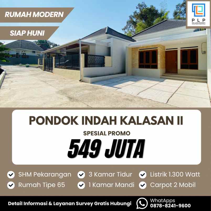 dijual rumah dawung selomartani kalasan