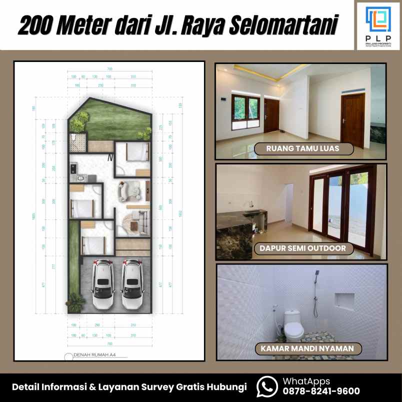dijual rumah dawung selomartani kalasan