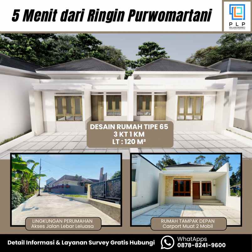 dijual rumah dawung selomartani kalasan
