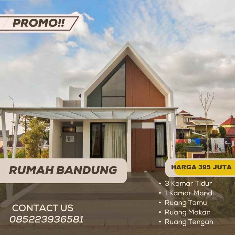 dijual rumah dekat ke griya cinunuk