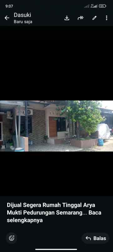 dijual rumah di aryamukti pedurungan semarang