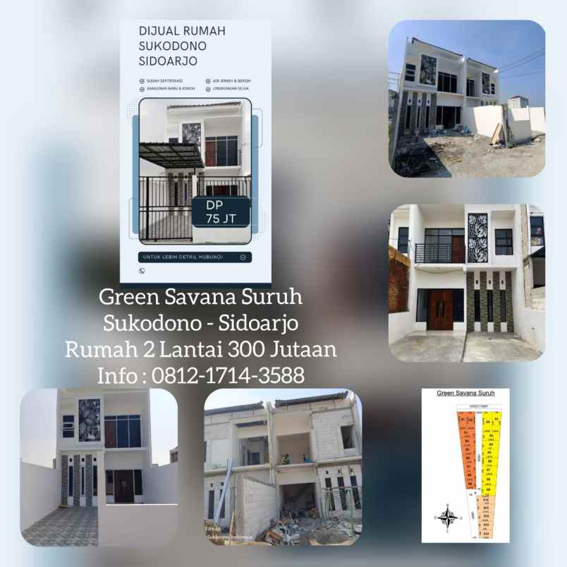 dijual rumah green savana suruh sukodono