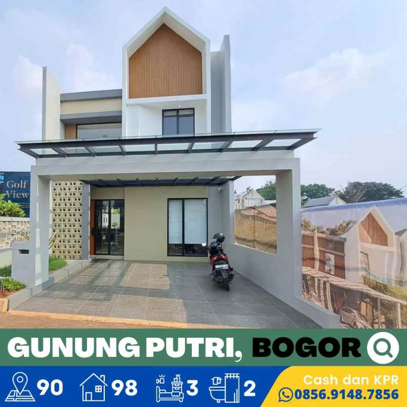 dijual rumah gunung putri