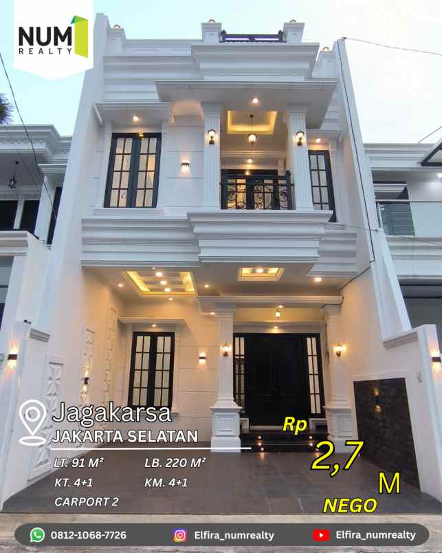 dijual rumah jagakarsa jakarta selatan