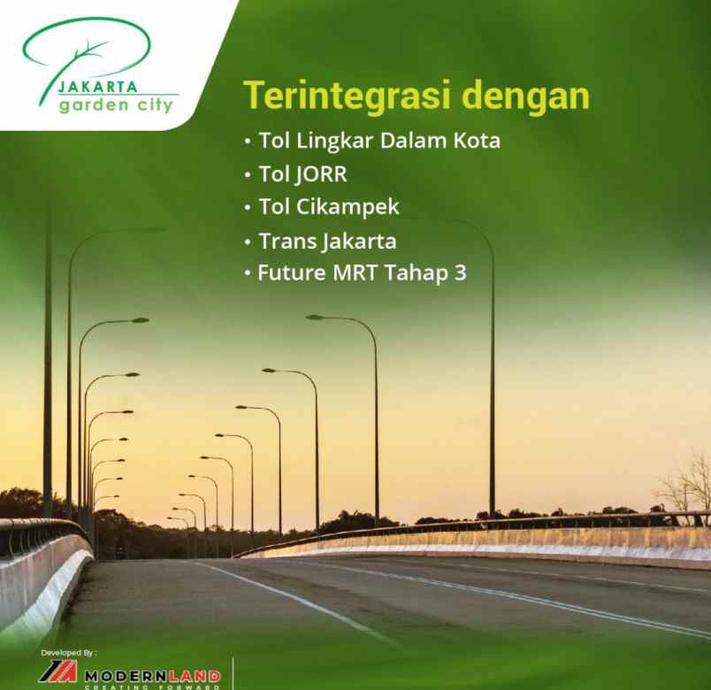 dijual rumah jakarta garden city jgc