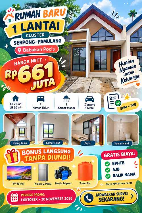 dijual rumah jalan babakan
