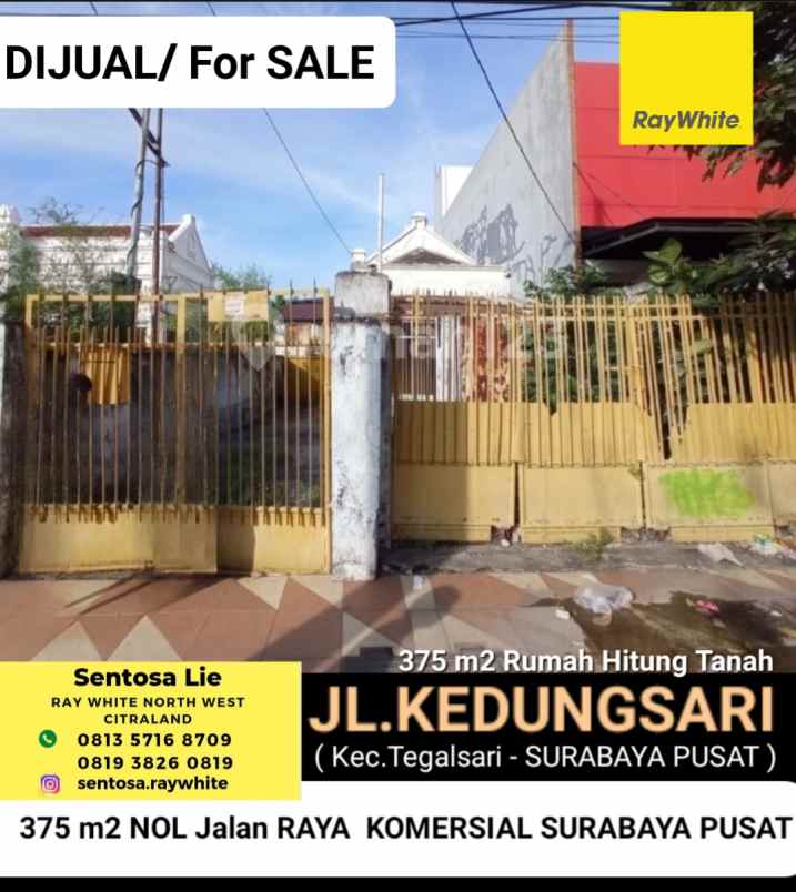 dijual rumah jalan kedungsari