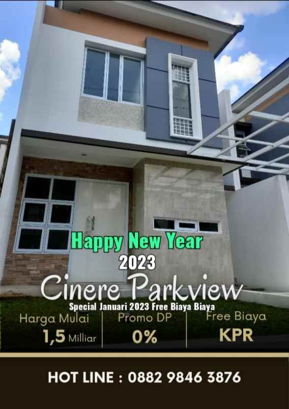 dijual rumah jl cinere parkview raya