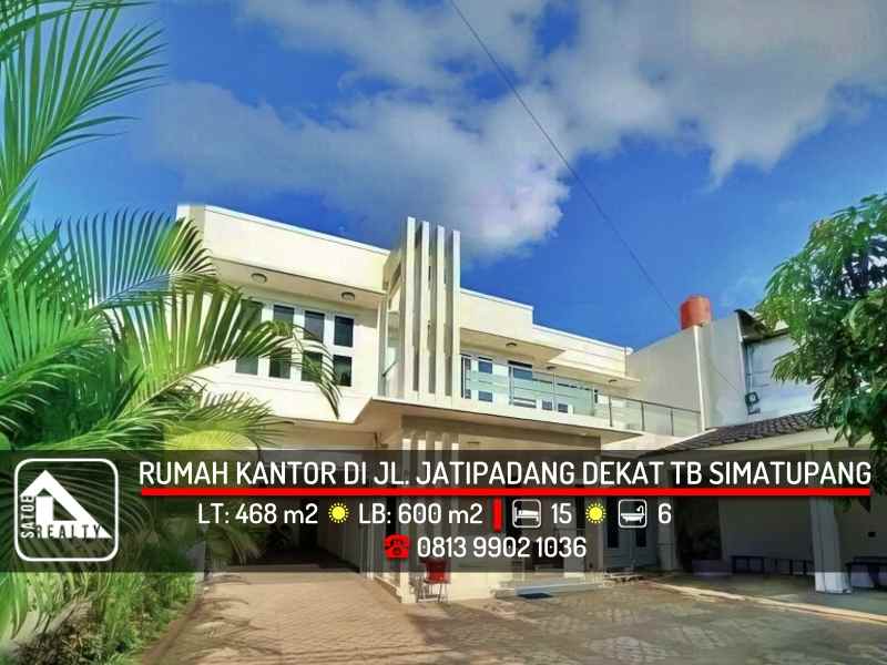 dijual rumah jl jatipadang pasar minggu