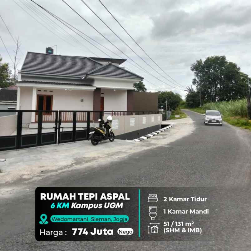 dijual rumah jl kaliurang km 8
