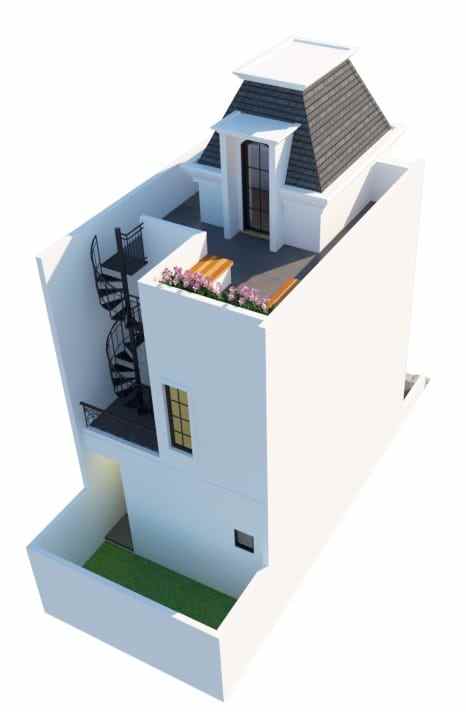 dijual rumah jl lembah kelapa dua depok