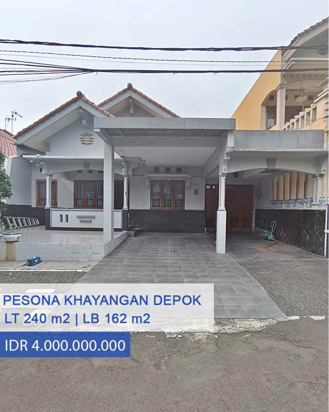 dijual rumah jl margonda depok jawa barat