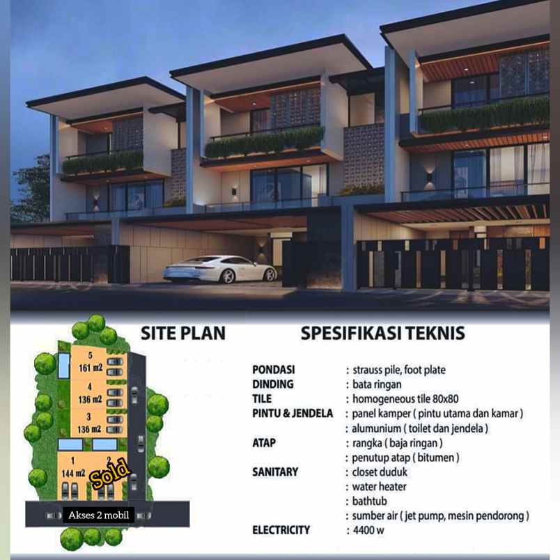 dijual rumah jl mpera kemang bangka