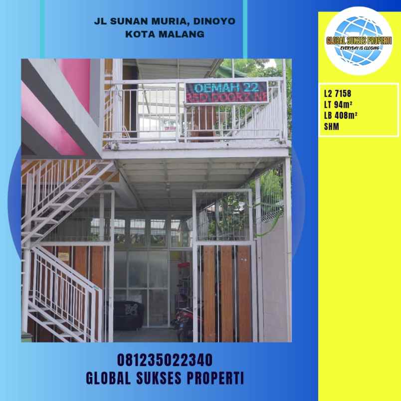 dijual rumah jl muria