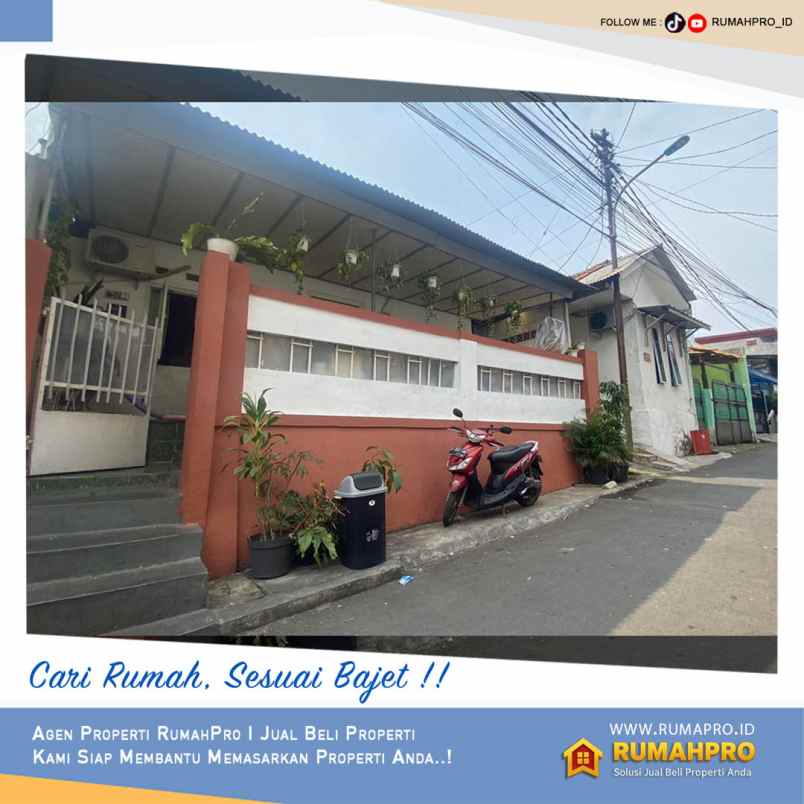 dijual rumah jl otista kampung melayu