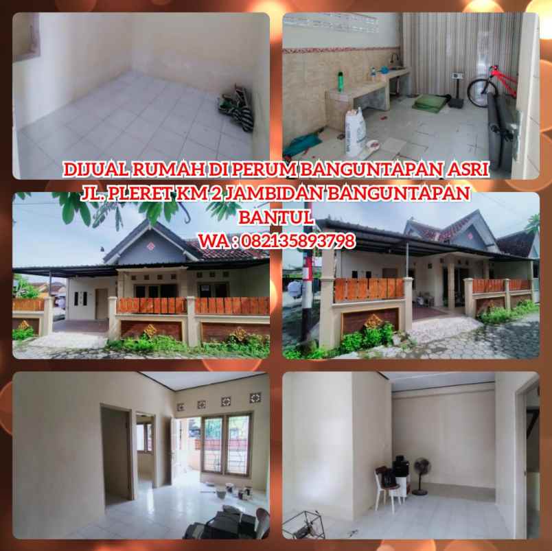 dijual rumah jl pleret km 2 jambidan