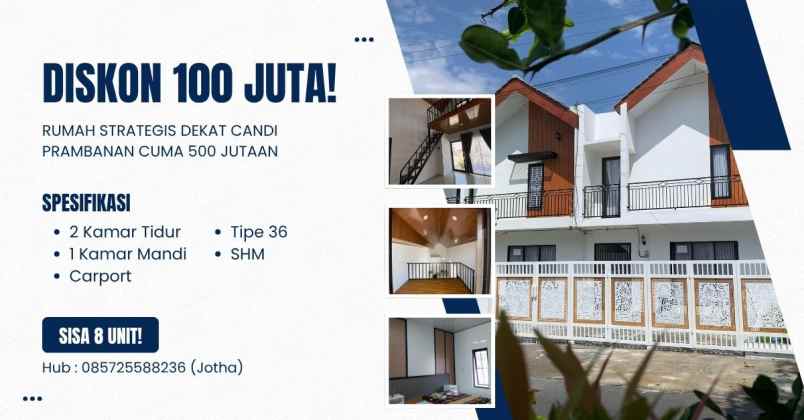 dijual rumah jl roro jonggrang no 26 22