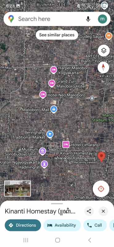 dijual rumah jl surokarsan tamansiswa