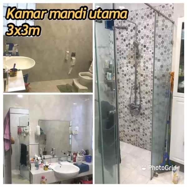 dijual rumah jl vila dago raya benda