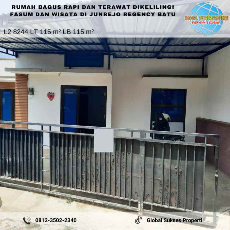 dijual rumah junrejo regency