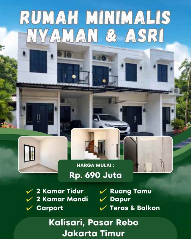 dijual rumah kalisari