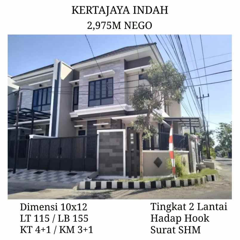 dijual rumah kertajaya indah surabaya