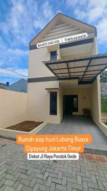 dijual rumah lubang buaya