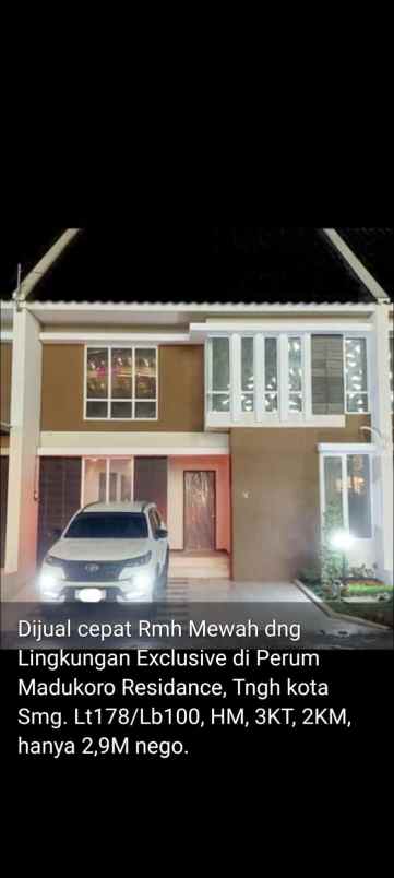 dijual rumah madukoro residence