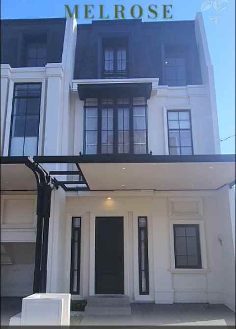 dijual rumah melrose residence