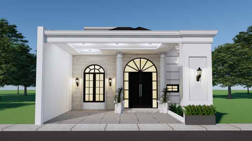 dijual rumah modern classic lokasi sawojajar 1 malang