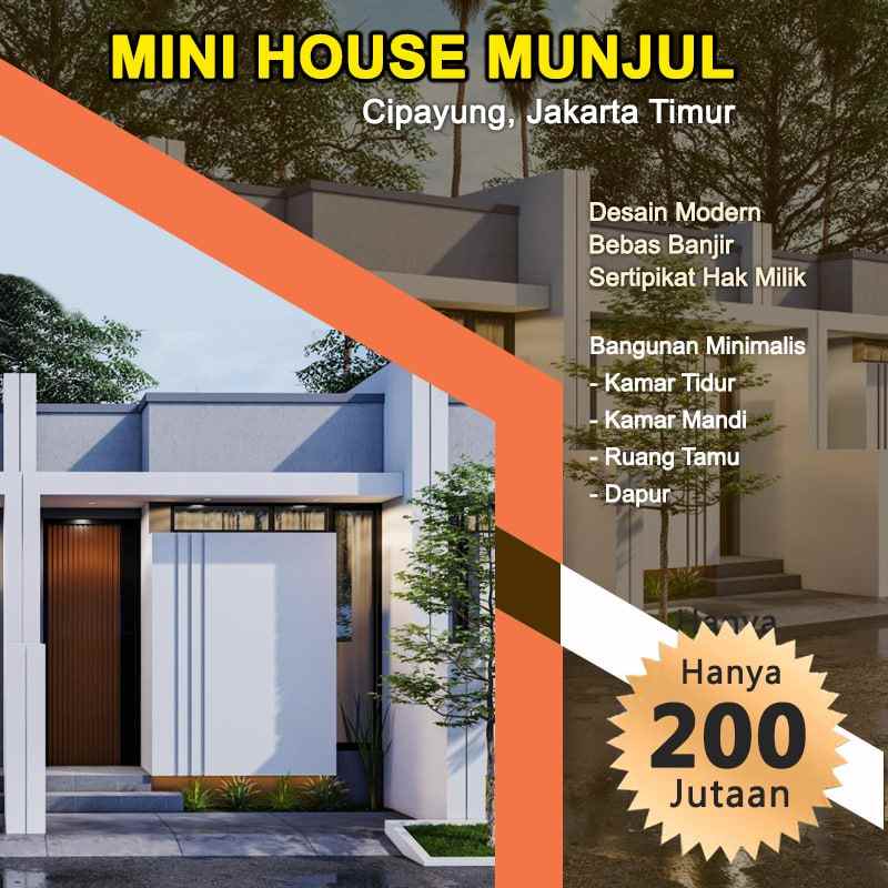 dijual rumah munjul cipayung