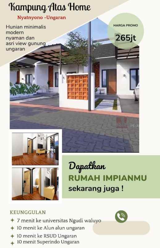 dijual rumah nyatnyono