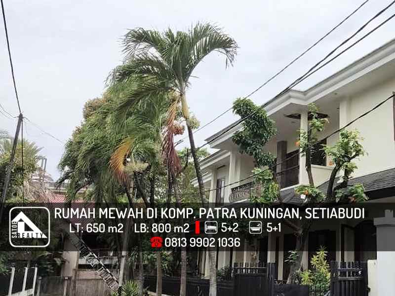 dijual rumah patra kuningan setiabudi