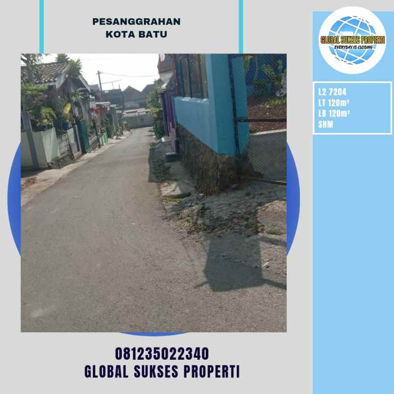 dijual rumah pesanggrahan kota batu