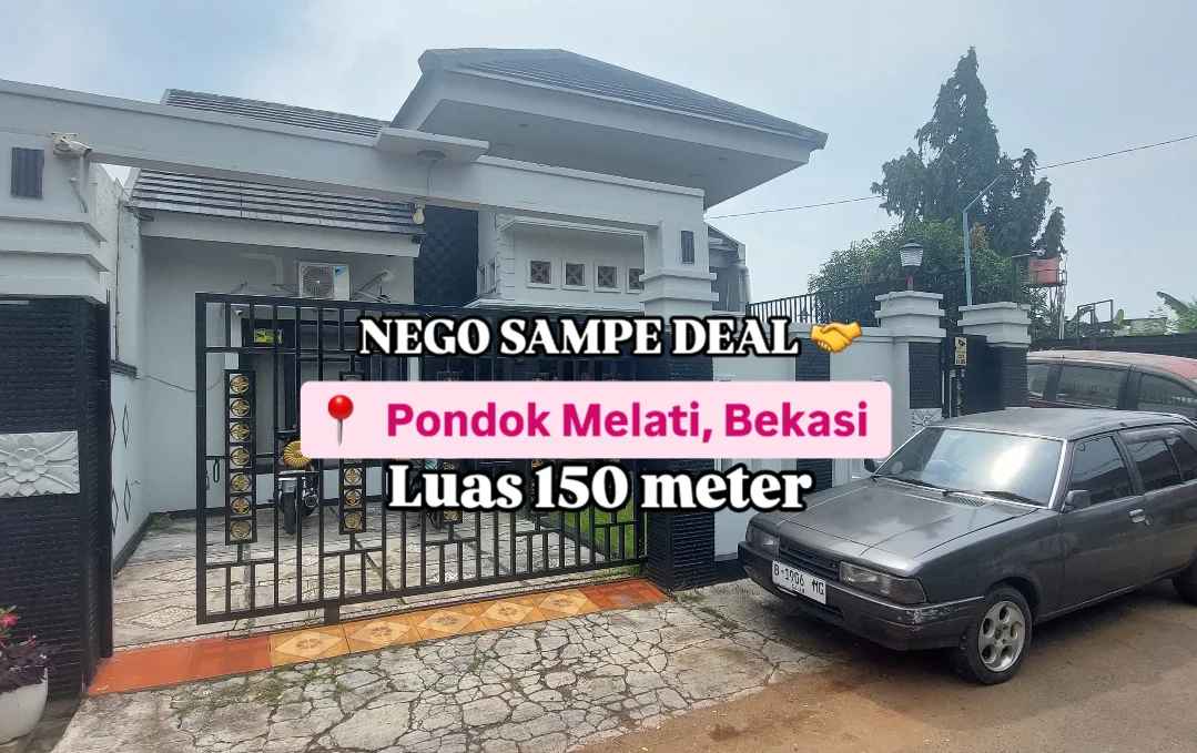 dijual rumah pondok melati