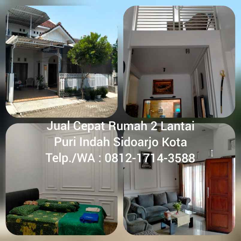 dijual rumah puri indah sidoarjo