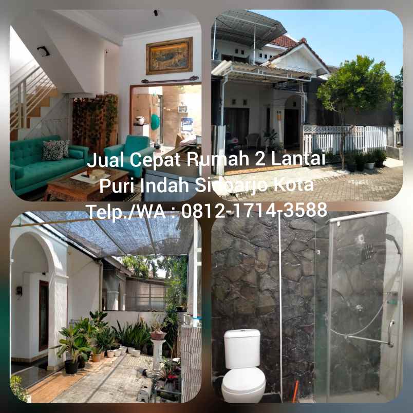 dijual rumah puri indah sidoarjo