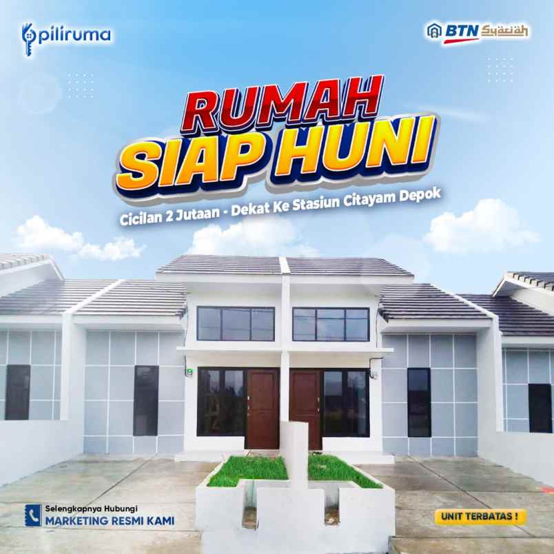 dijual rumah ragajaya