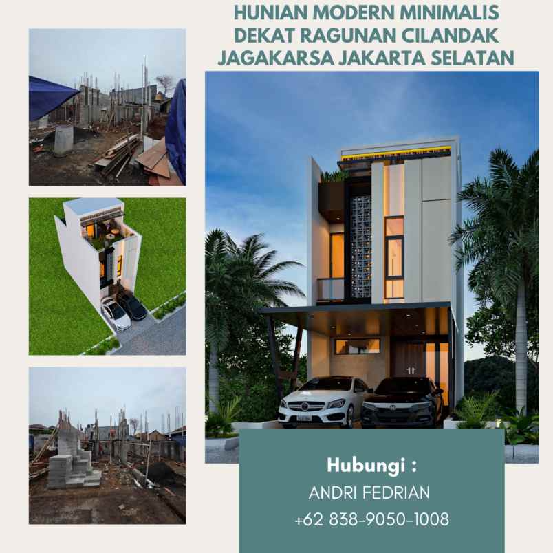 dijual rumah ragunan