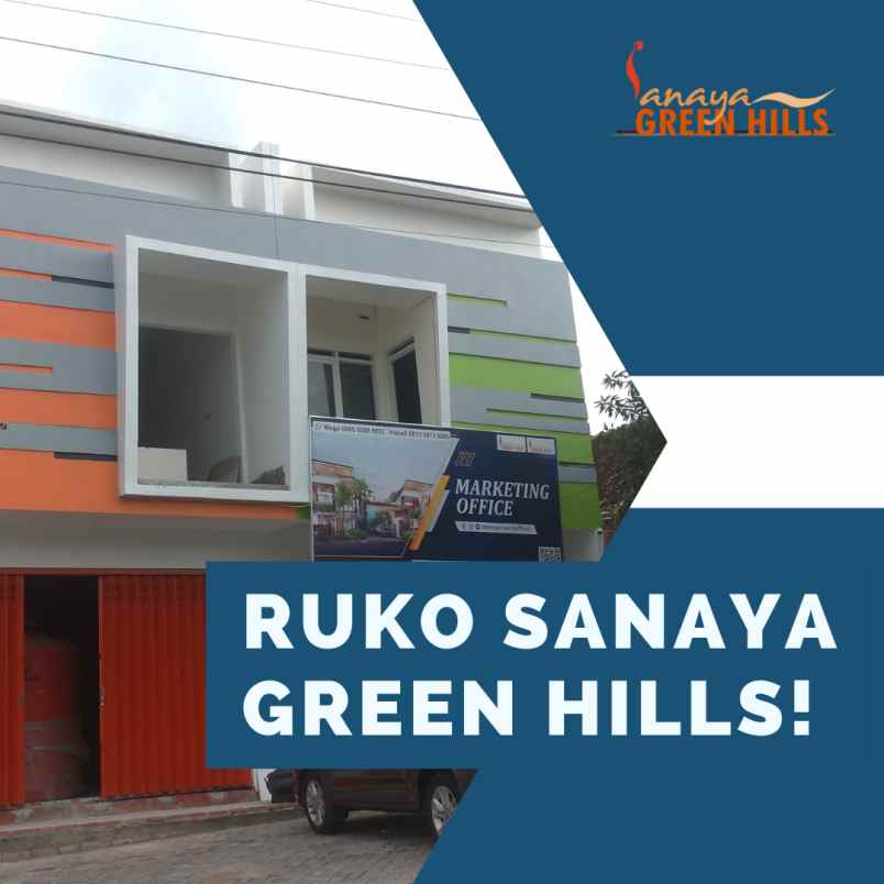 dijual rumah ruko sanaya green hills ji