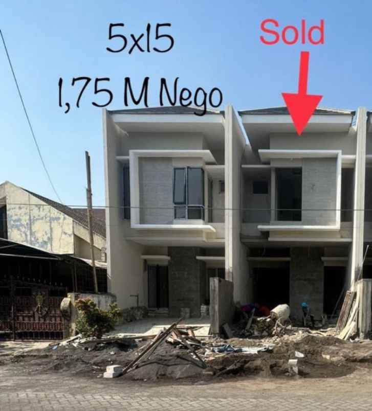 dijual rumah siap huni kutisari surabaya