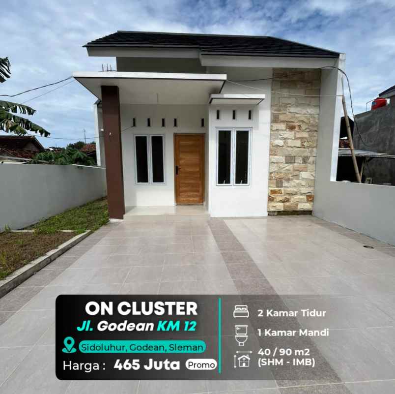 dijual rumah sidoluhur godean