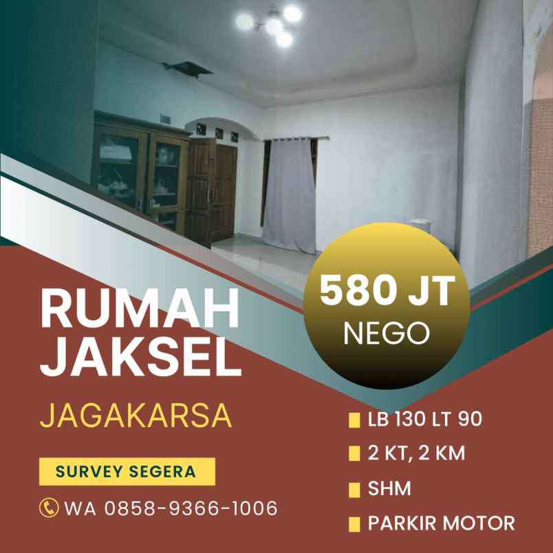 dijual rumah srengseng sawah