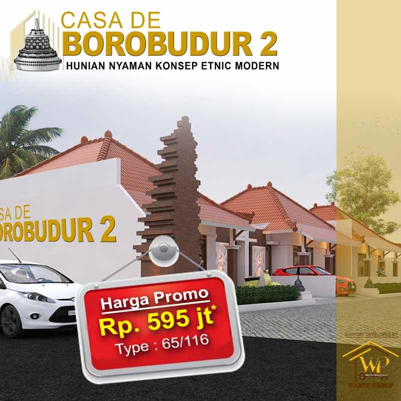 dijual rumah tegalarum borobudur