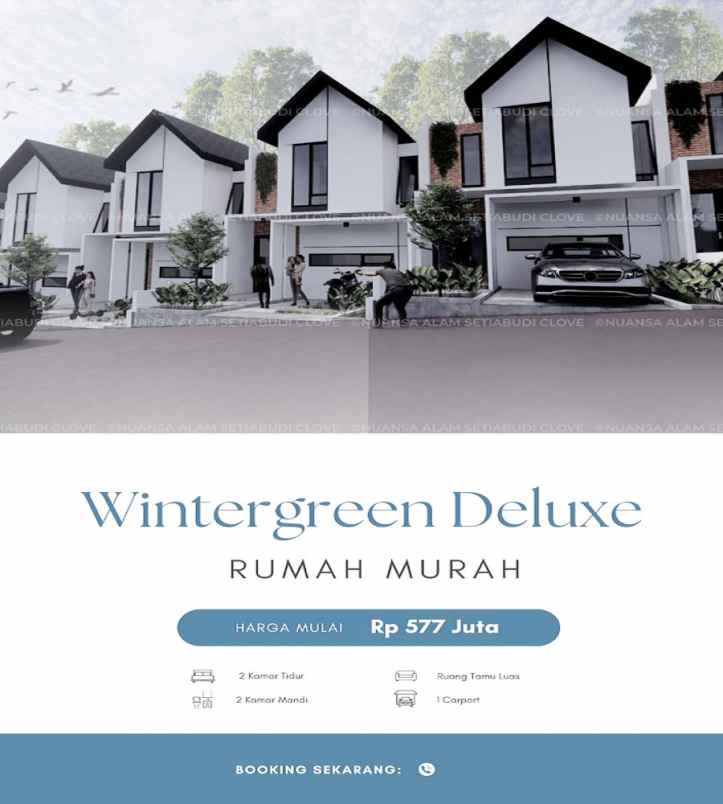 dijual rumah the wintergreen deluxe jl