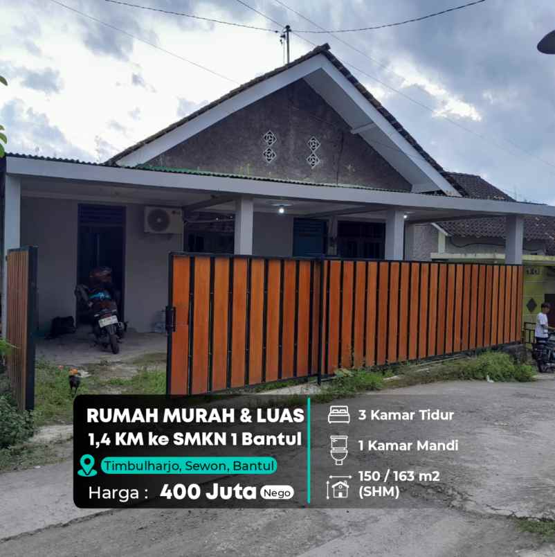 dijual rumah timbulharjo