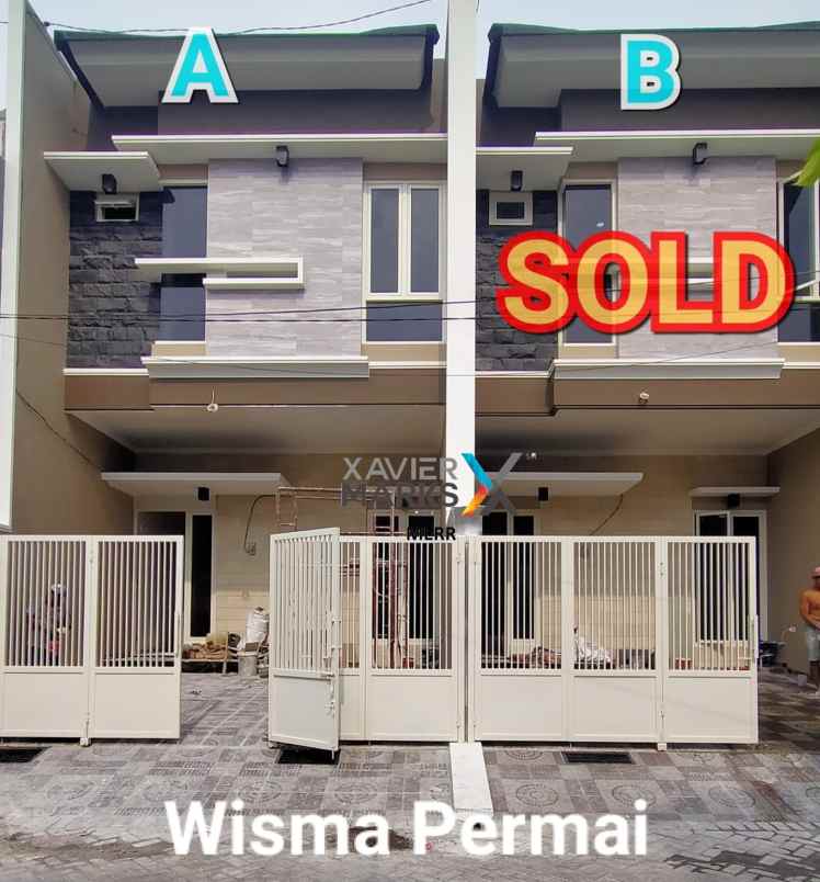 dijual rumah wisma permai