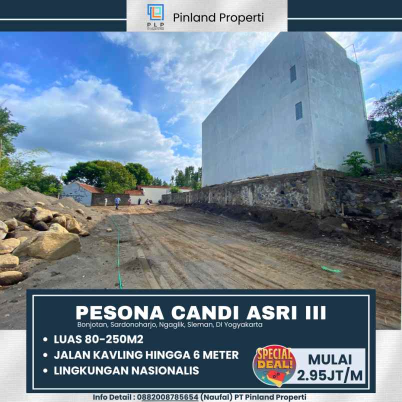 dijual tanah bonjotan sardonoharjo