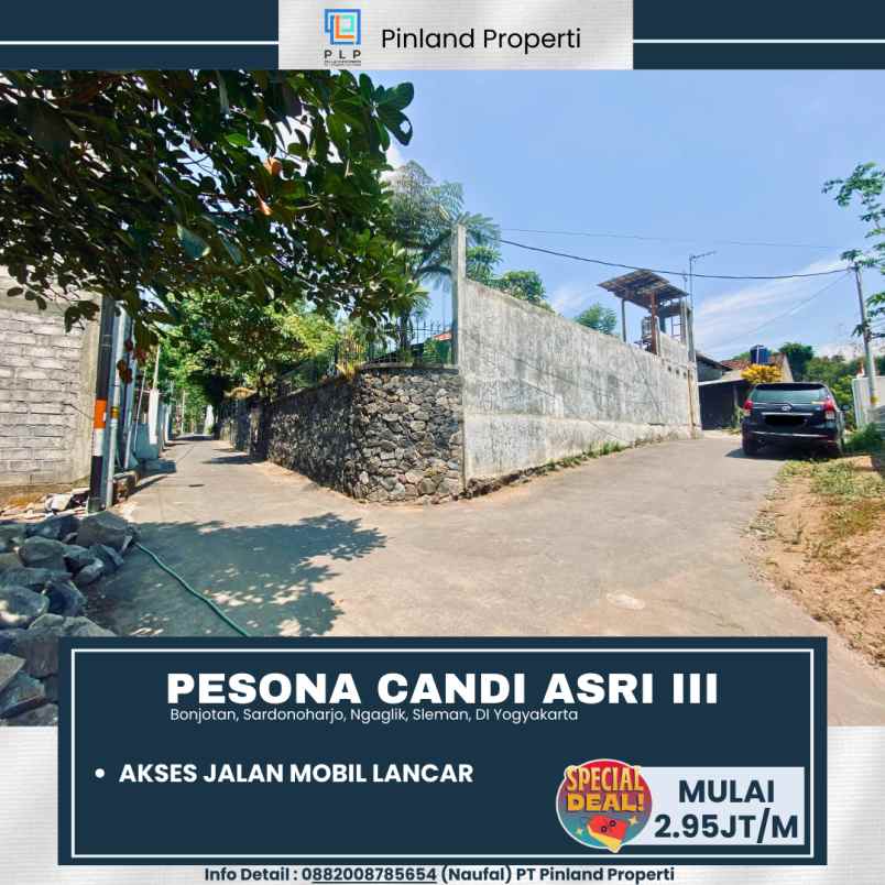 dijual tanah bonjotan sardonoharjo